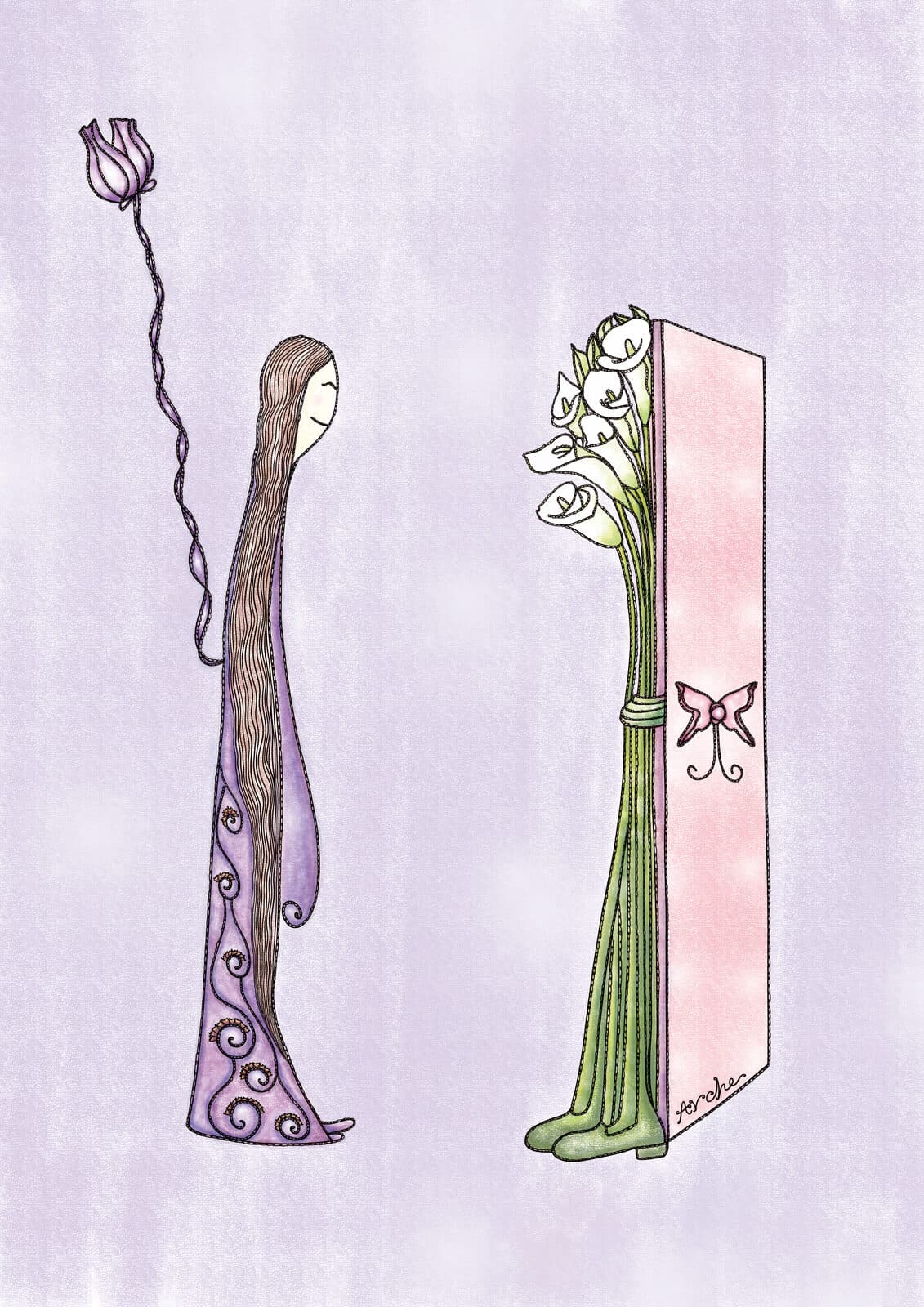 카라 꽃을 지닌 남자
